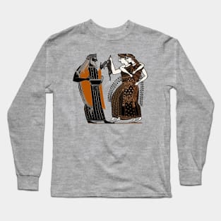 Dionysos and two Maenads Long Sleeve T-Shirt